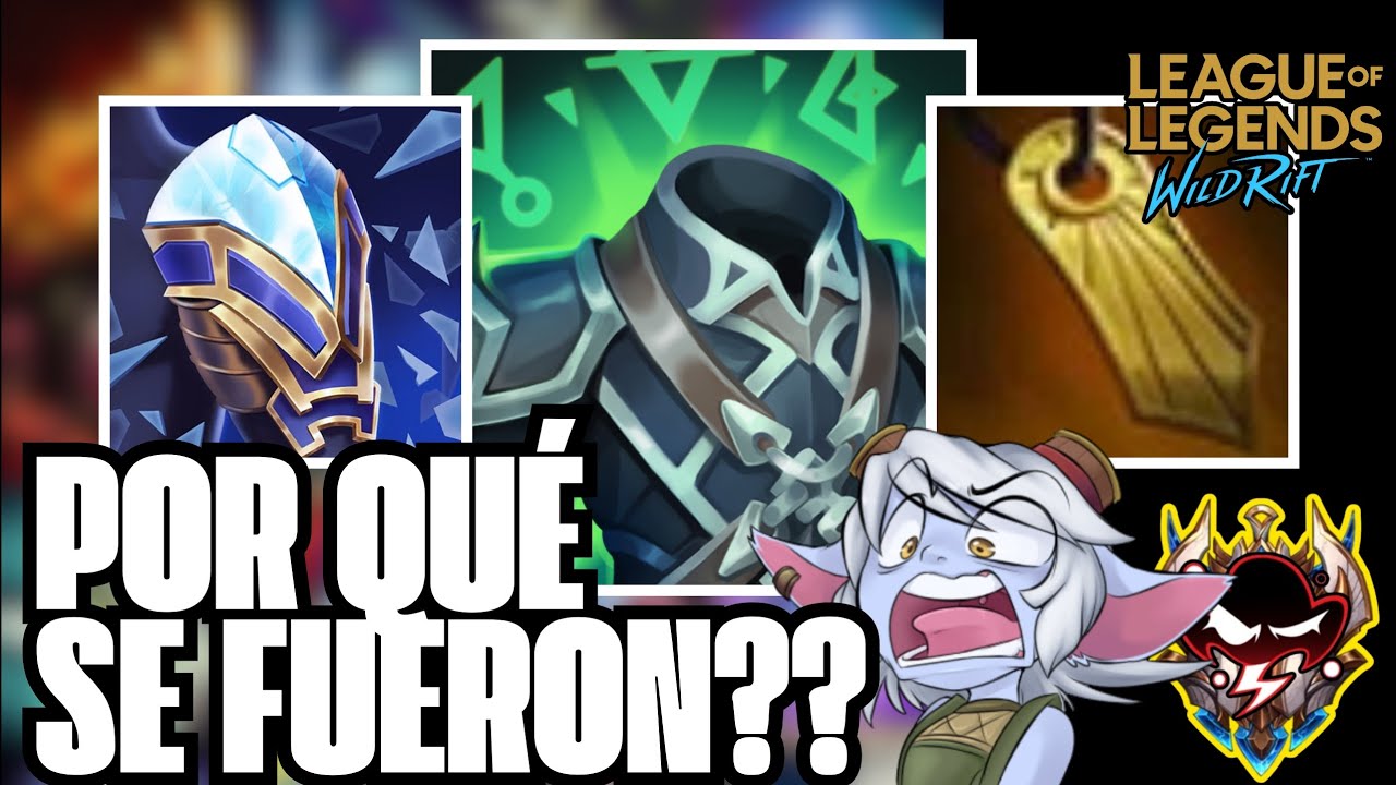 POR ESTA RAZÓN FUE ELIMINADA APARIENCIA ESPIRITUAL!! Objetos Eliminados... Wild Rift Parche 7.0 T20