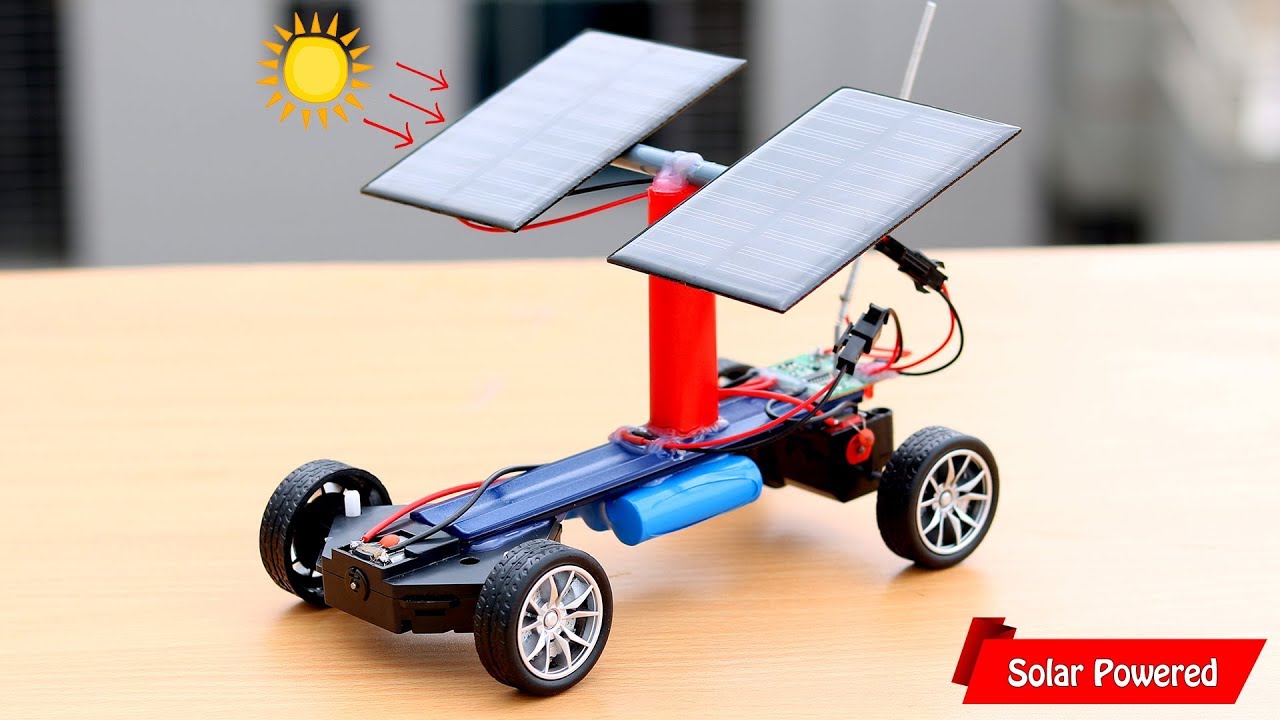 How to Make Remote Controlled Solar Powered Car