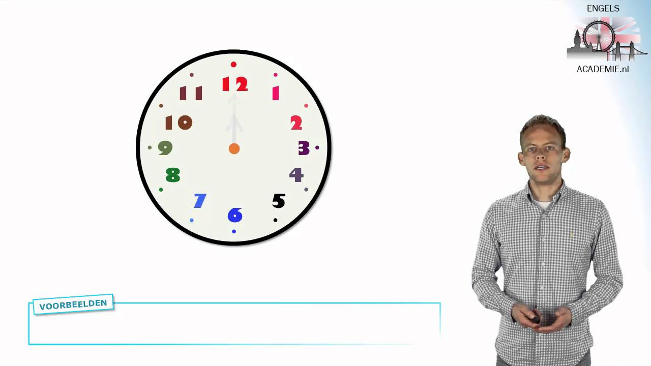 Engels - Klokkijken - Telling Time - EngelsAcademie.nl