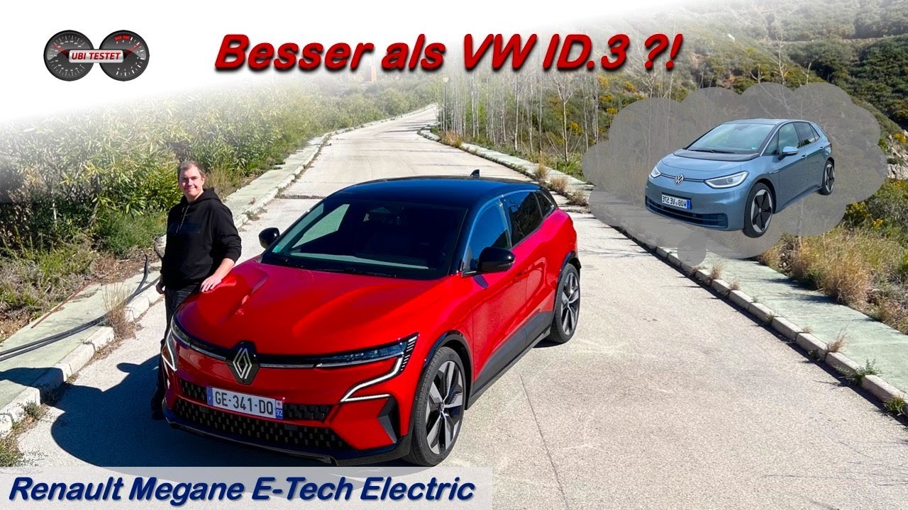 Renault Megane E TECH Electric Techno *160kW* *60kWh* - Besser als VW ID.3 ?! Test - Review