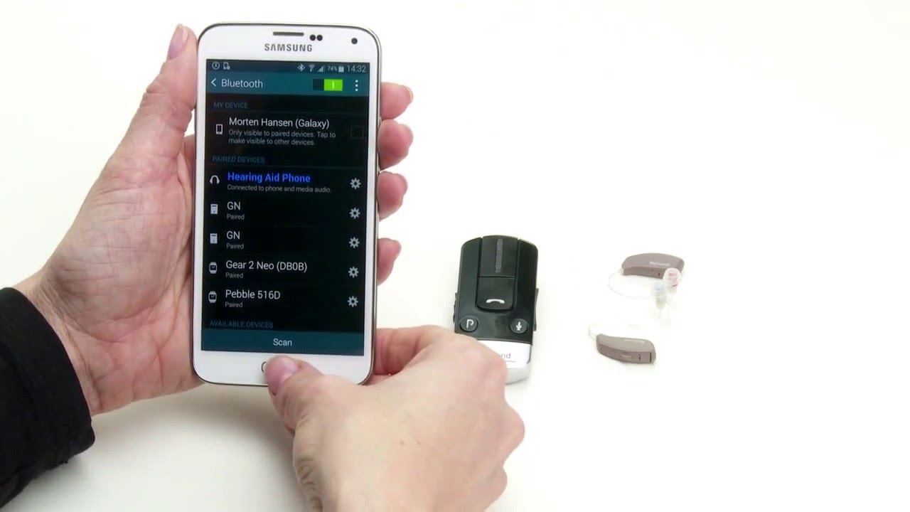 How to set up your bluetooth hearing aids to stream from Android phone with the Phone Clip | ReSound