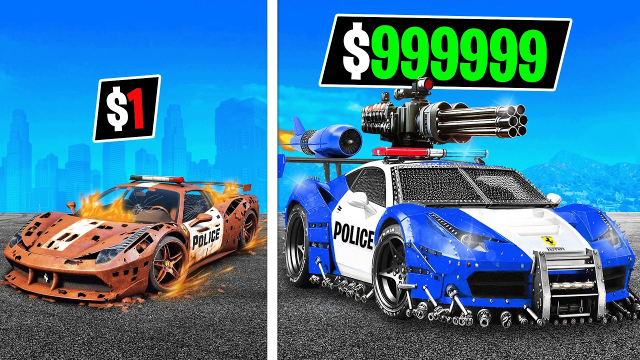 $1 to $1,000,000 Police Car