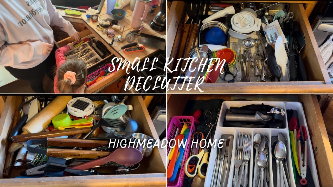 Small Kitchen Decluttering Journey//Real Life Mess 