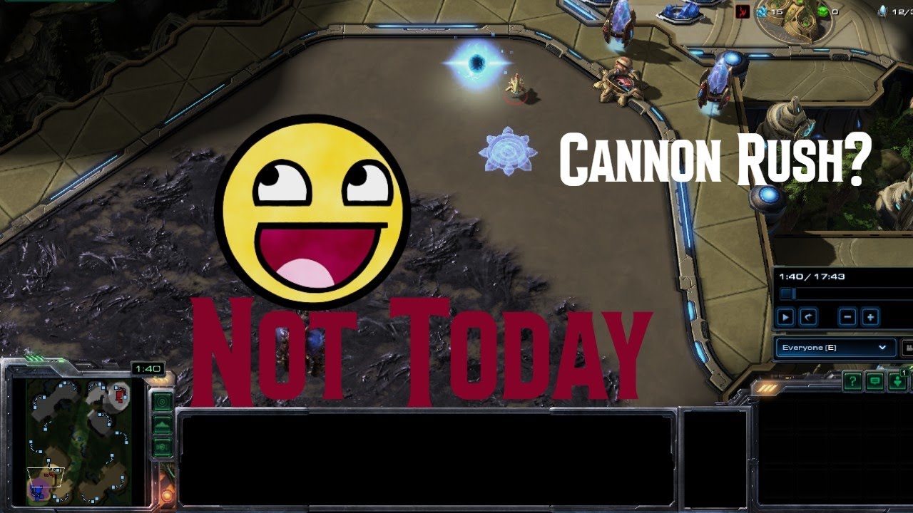 How to defend Cannon Rush as Zerg || Starcraft II