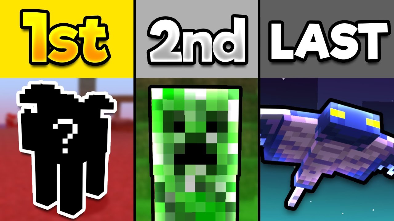 EVERY Minecraft Mob, Ranked Worst To Best