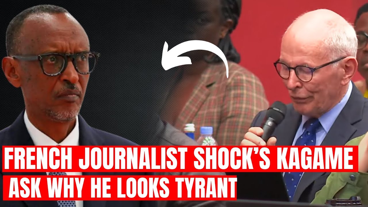 Brave French Journalist Boldly Ask President Paul Kagame Why he's Tyrant & Doesn't Smile !