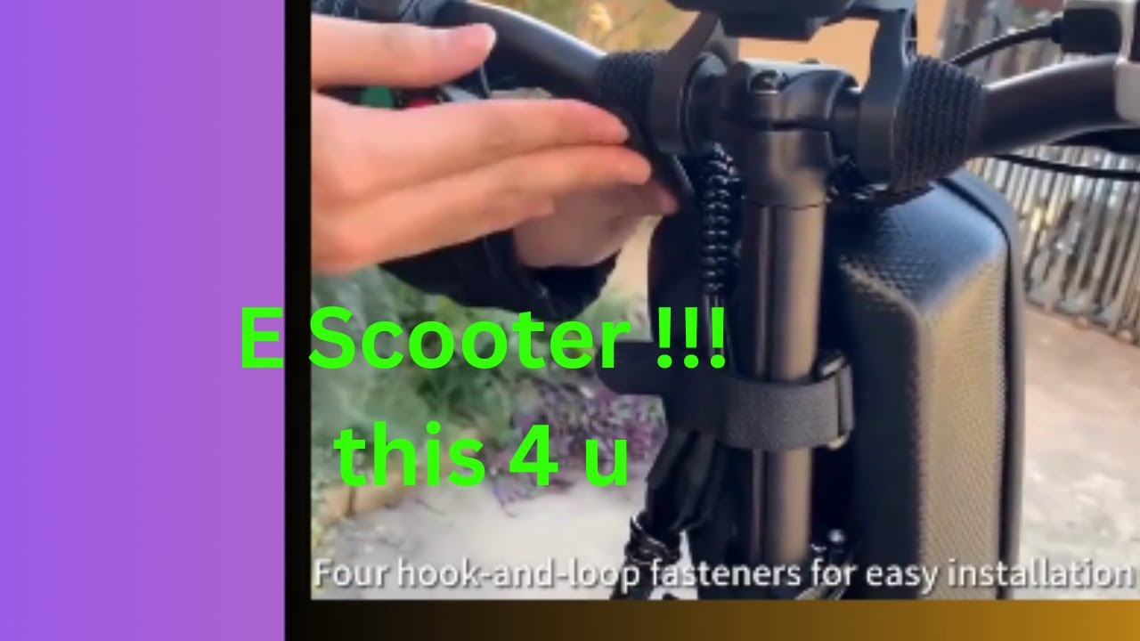 Your Ride with This Waterproof EVA Electric Scooter Bag