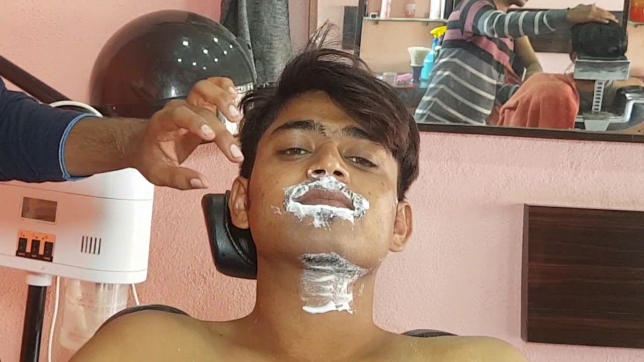Gentlemen shave , proper lather beard shave beauty fair
