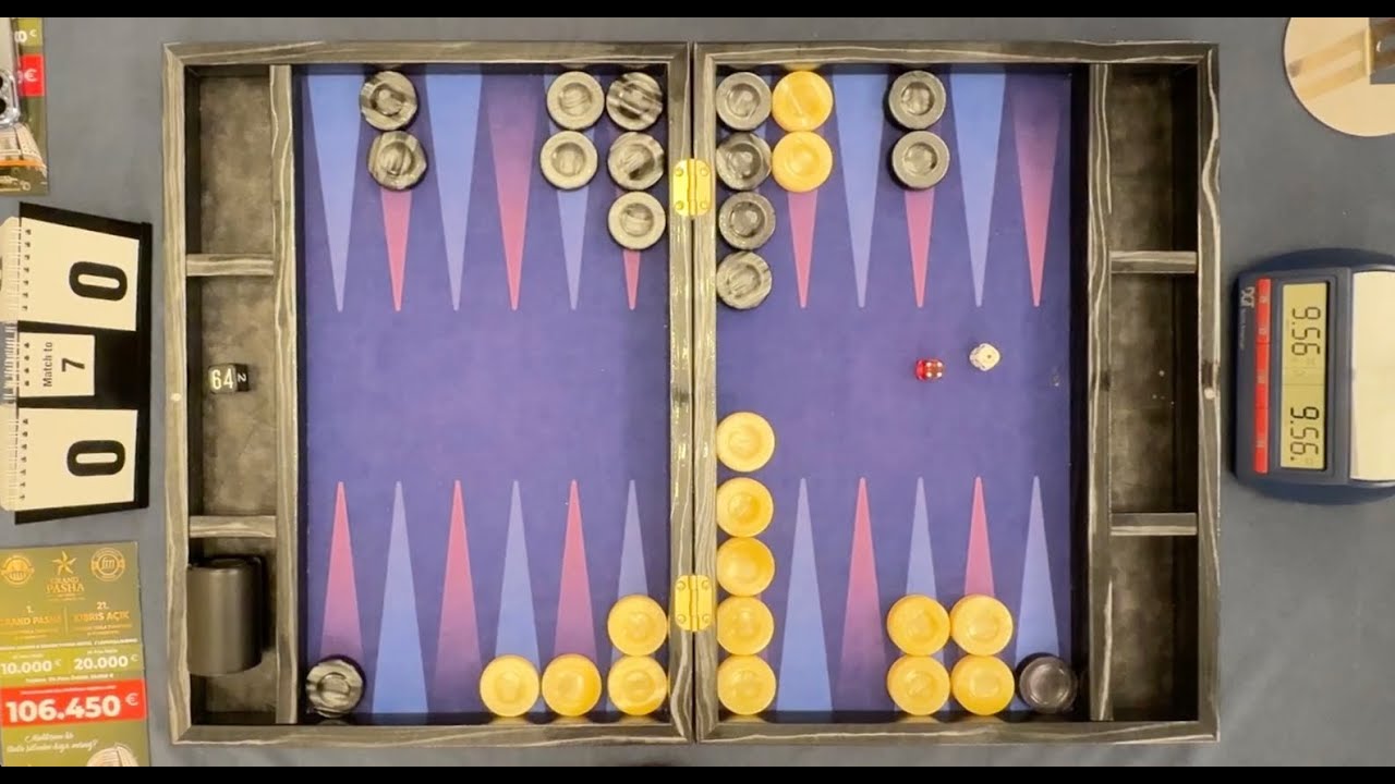 Hakan Çınal (Yellow) - Mirdehayat Hashemifar | 4th Fmgammon Open Backgammon Tournament