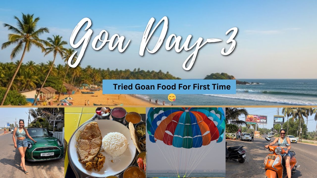 Goa Vlog 2026 Day 3 | Tried Goan Food, Baga Beach | Shivani Singh Vlog #goa 