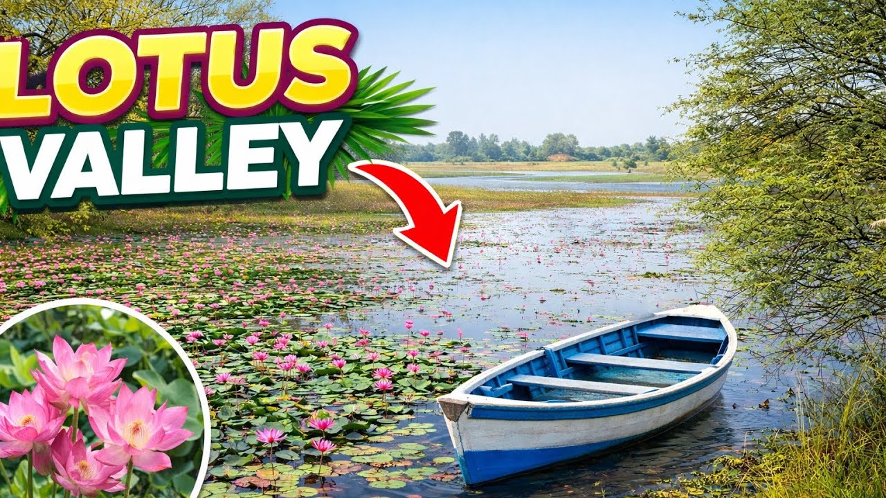 Lotus Valley:A Hidden Gem of Lakes & Jannat Jaisa Nazara! Exploring | Kamal Ke Phoolon Se Bhari lake