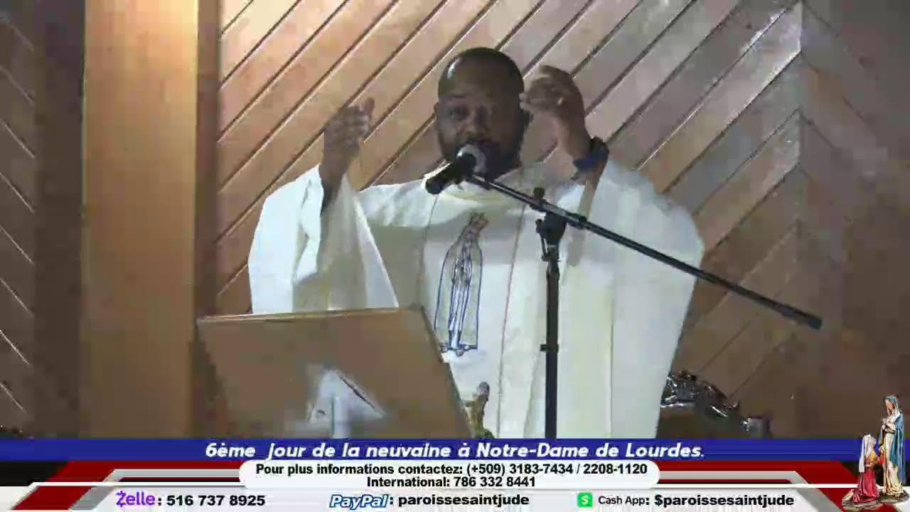 Samedi 07 Février 2026 // 6ème  jour de la neuvaine à Notre-Dame de Lourdes.