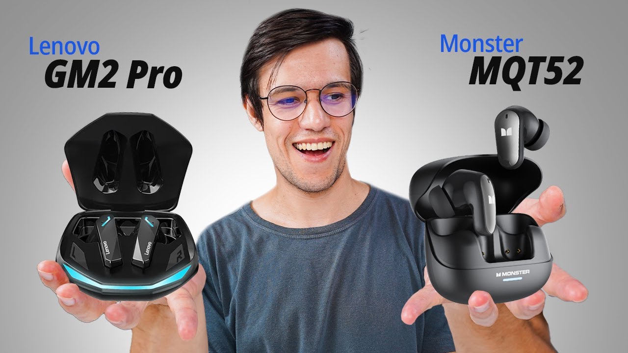 Lenovo GM2 Pro vs Monster MQT52 - Qual o melhor FONE para Comprar? Comparativo