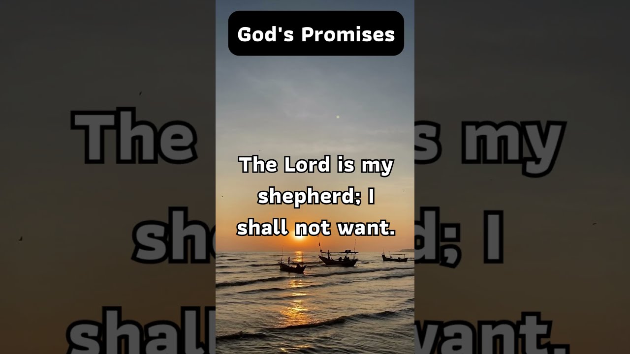Psalm 23:1 #shorts  #prayer #christiancontentcreator #motivation