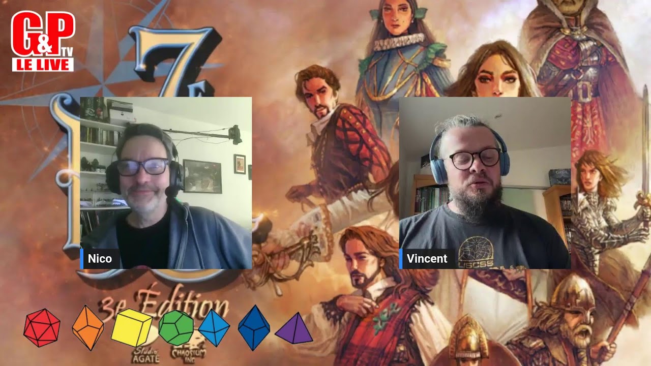 Le live G&P: Vincent Lelavechef de Studio Agate nous présente la 3e édition de 7e Mer