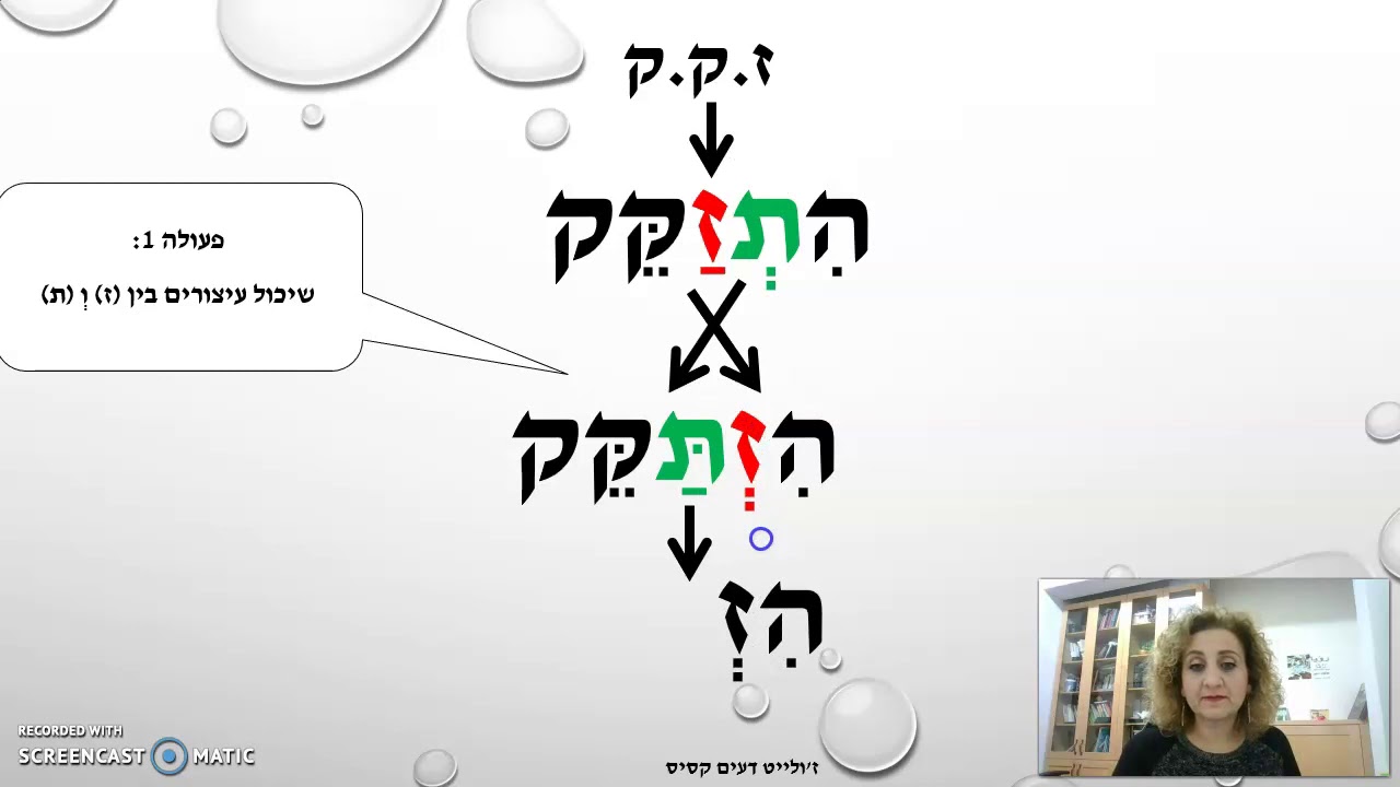 תופעות לשוניות בבניין התפעל