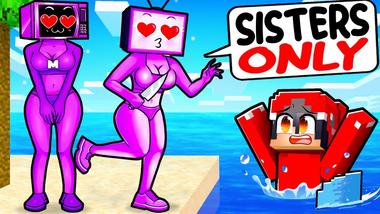 LOCKED on ONE ISLAND With 9999 TV WOMAN and MICROWAVE SISTERS!