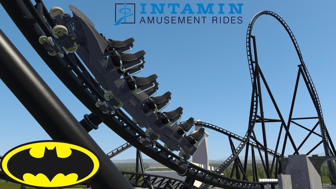 Offride + POV | BATMAN: Gotham City Escape | Parque Warner Madrid 2023 Intamin Coaster | NoLimits 2