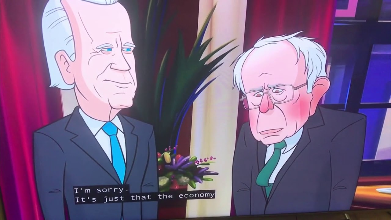 Bernie cares too much - Bernie Sanders Our Cartoon President