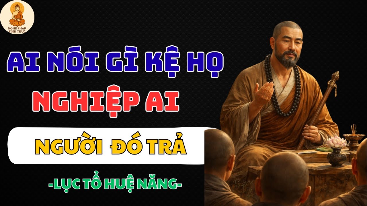 NGHIỆP AI NGƯỜI ĐÓ TRẢ – IM LẶNG MÀ SỐNG, AI NÓI GÌ KỆ HỌ | LỤC TỔ HUỆ NĂNG | NGHE PHÁP TỈNH THỨC