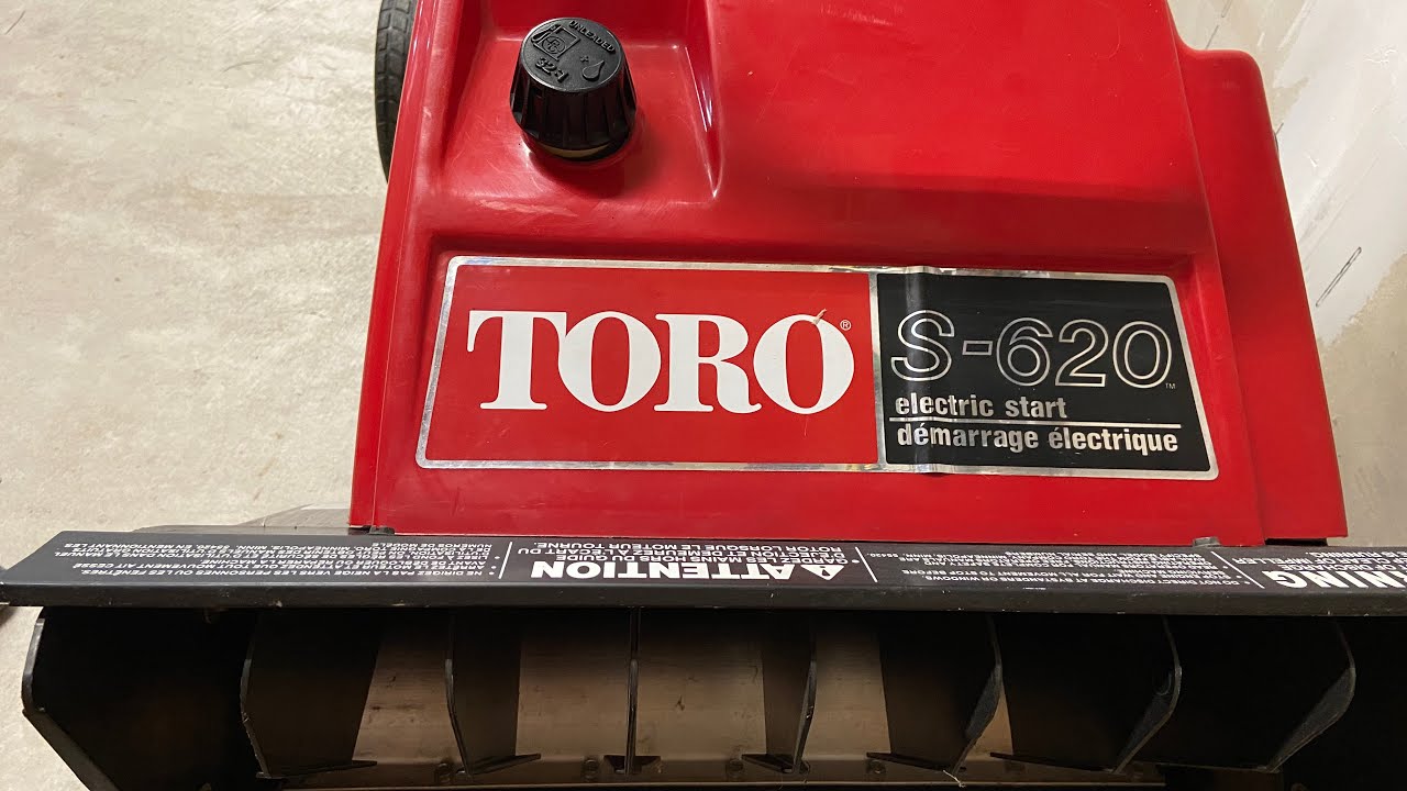 Firing up a Toro S-620 after years of unuse