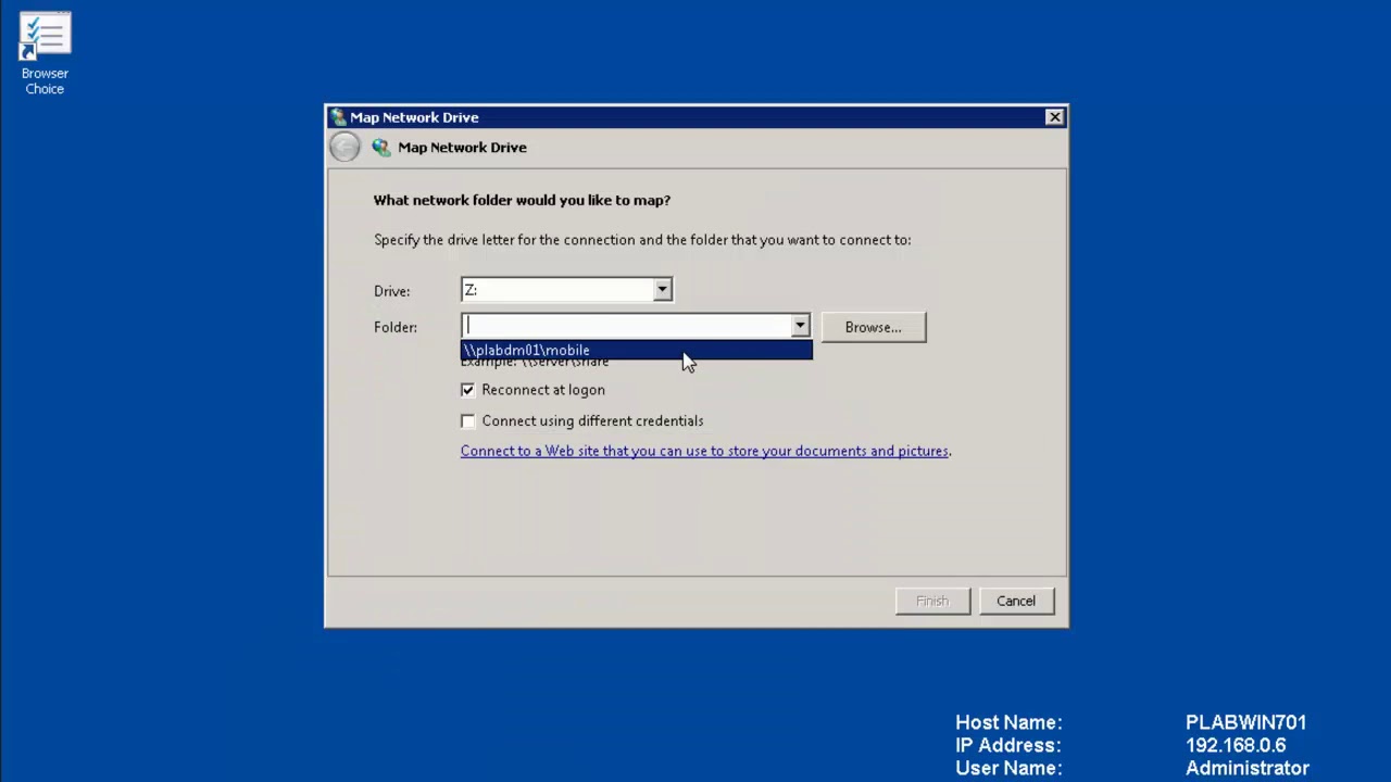 Configure File and Share Access