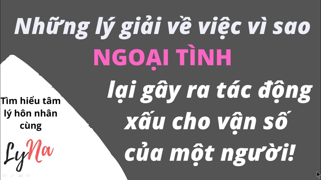 Tại Sao Người Đi Ngoại Tình Sẽ Gặp Vận Hạn Xấu Và Xui Xẻo?