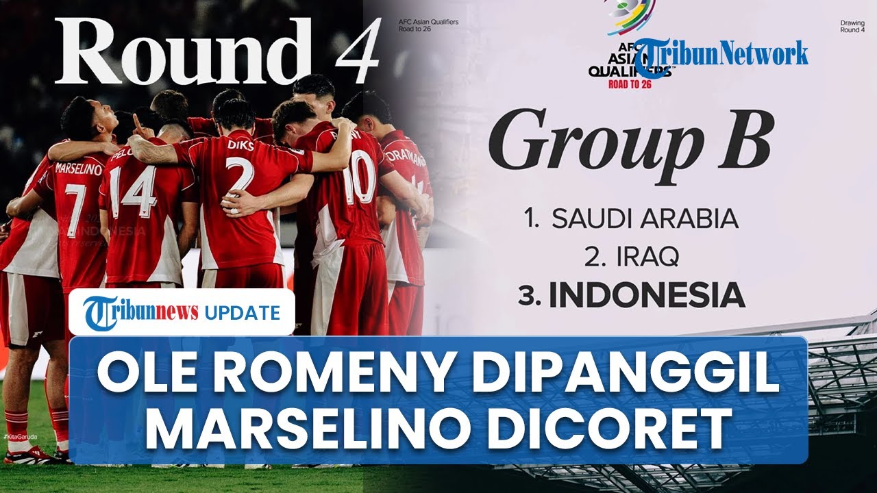 Daftar 28 Pemain Timnas Indonesia di Ronde 4 Kualifikasi Piala Dunia, Ole Romeny Dipanggil