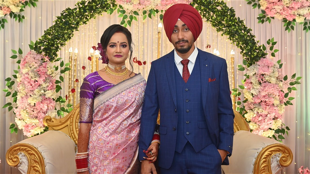 Sova & Karan| Wedding Reception | Kolkata | Deep Photography  | Bengali ❤️ Punjabi |