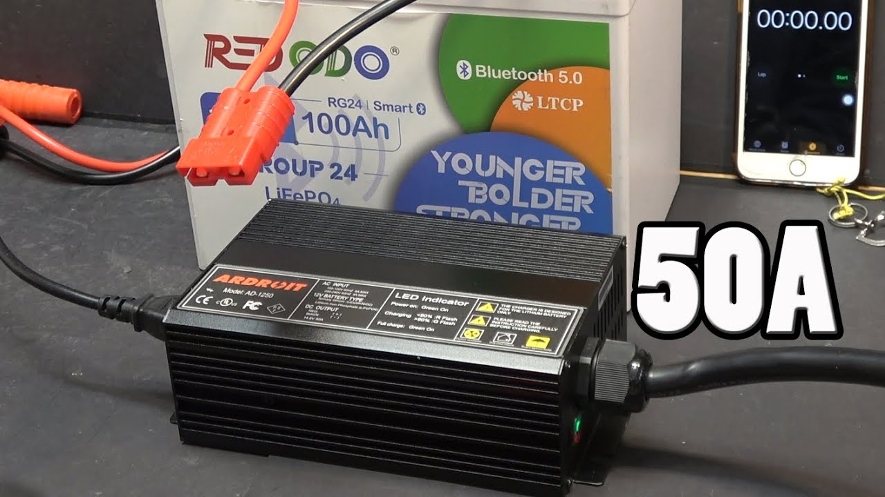 Review & teardown: Ardroit AD1250 14.6V 50A LiFePO4 charger for 12V batteries