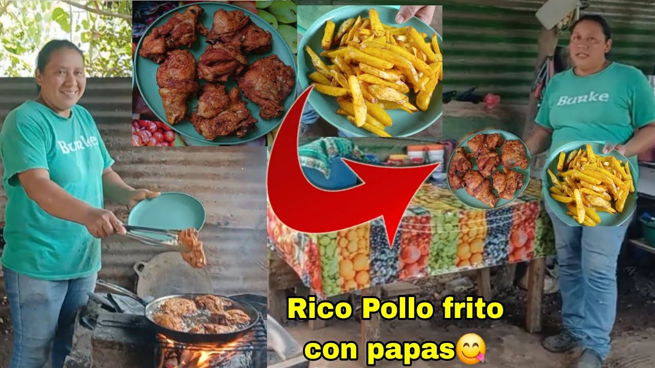 Aura cambio la mesa de su cocina Q bonita quedo😱cocino un delicioso pollo dorado con papas fritas😋