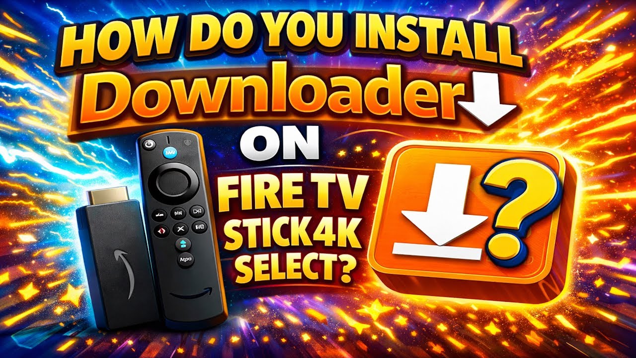 How To Install Downloader on The Amazon Fire TV Stick 4K SELECT? I&rsquo;m Asked This Question Every Day!