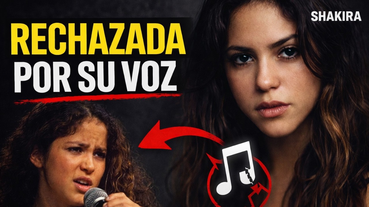 Le dijeron que su voz era extraña, los inicios de Shakira.