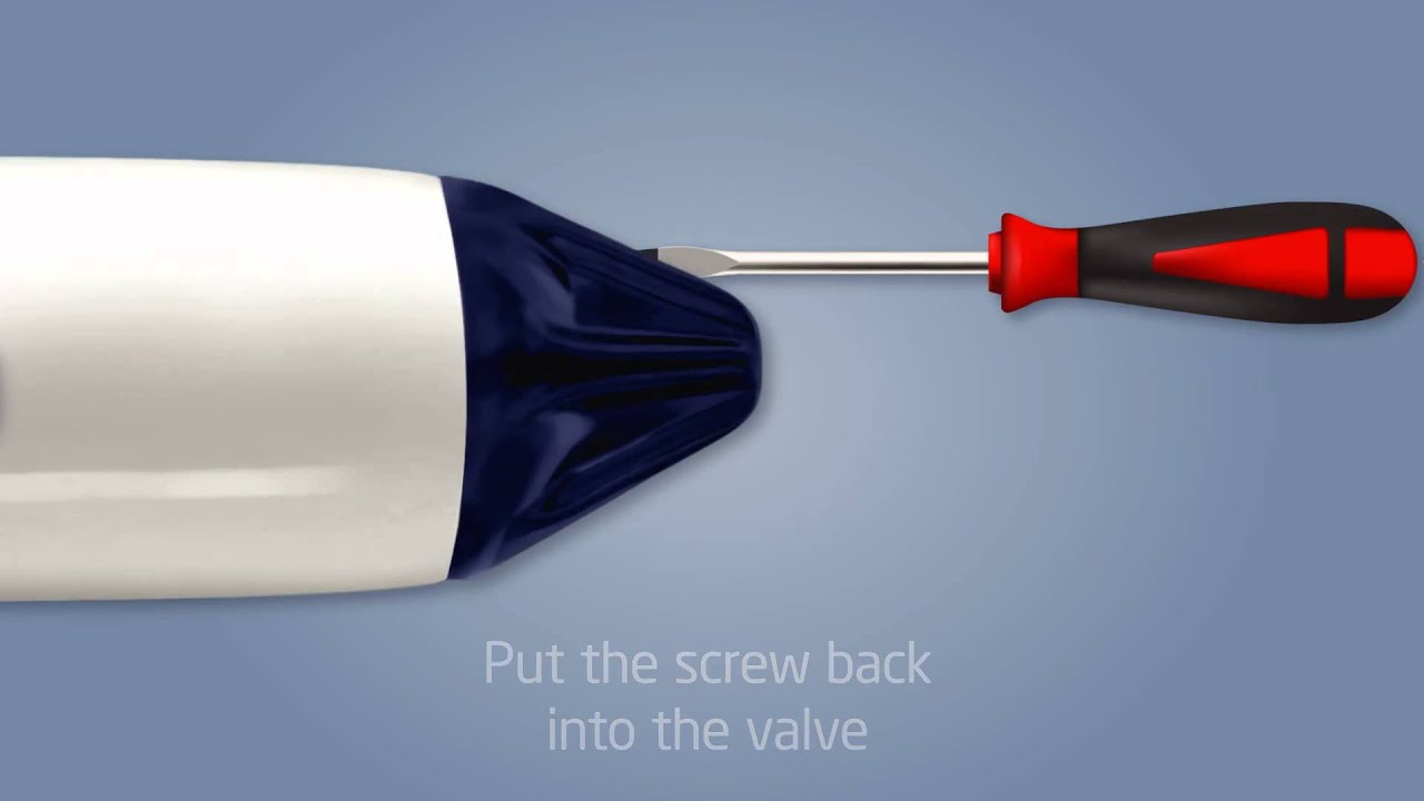 Inflating a Polyform® fender