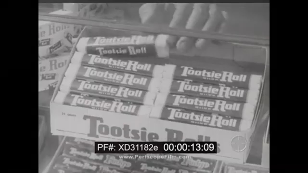 1960s TOOTSIE ROLL CANDY  TV COMMERCIAL  