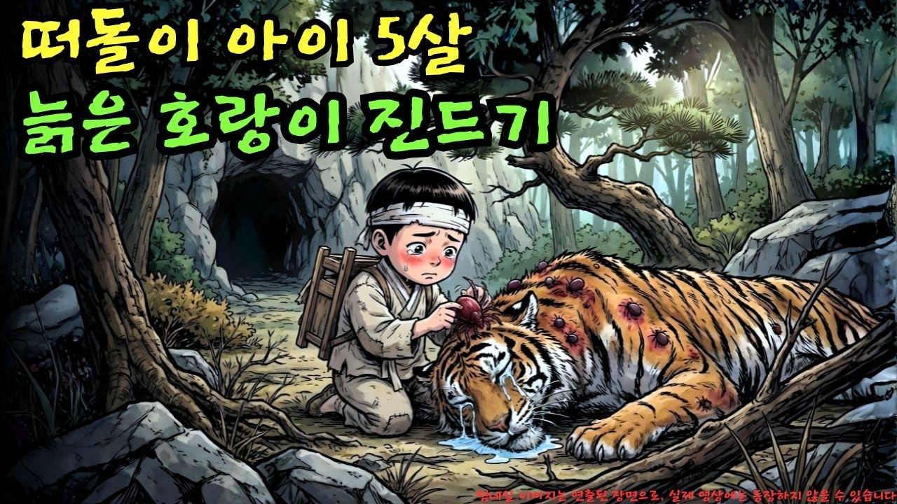 👉 5살 떠돌이 아이가 작은 두 손으로 늙은 호랑이 목에 붙어 피를 빨던 진드기를 하나씩 떼어냈다… 이 행동은 위험한 것일까? | 야담 |옛날이야기 |민담 |전설 | 설화