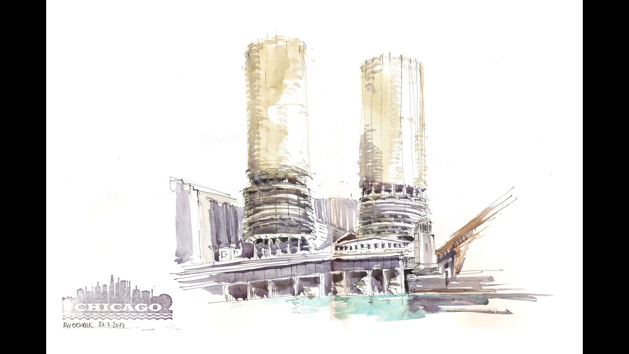 Urban Sketching 2017/2018 Sketchbook Tour &ndash; Chicago Symposium, New York, Mainz, V&ouml;lklinger H&uuml;tte