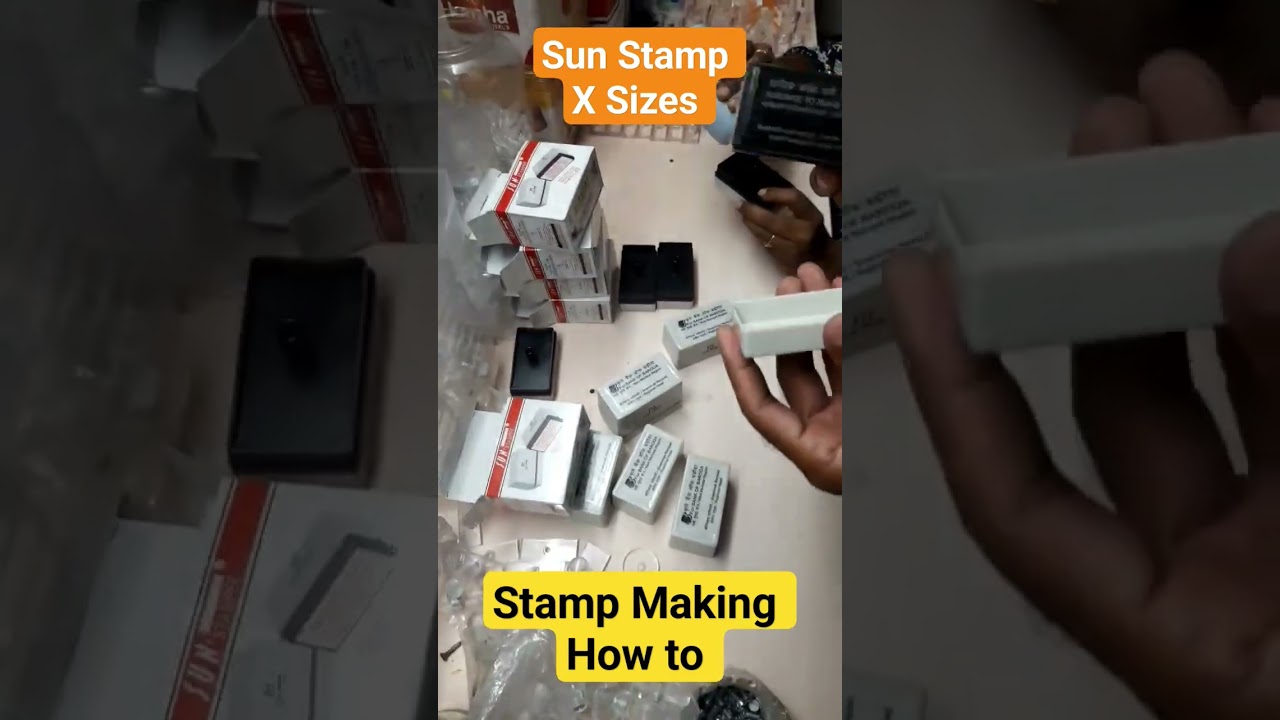 Sun Stamp ink Refill | how to ready Sun Stamp | #sun #stamps #shorts