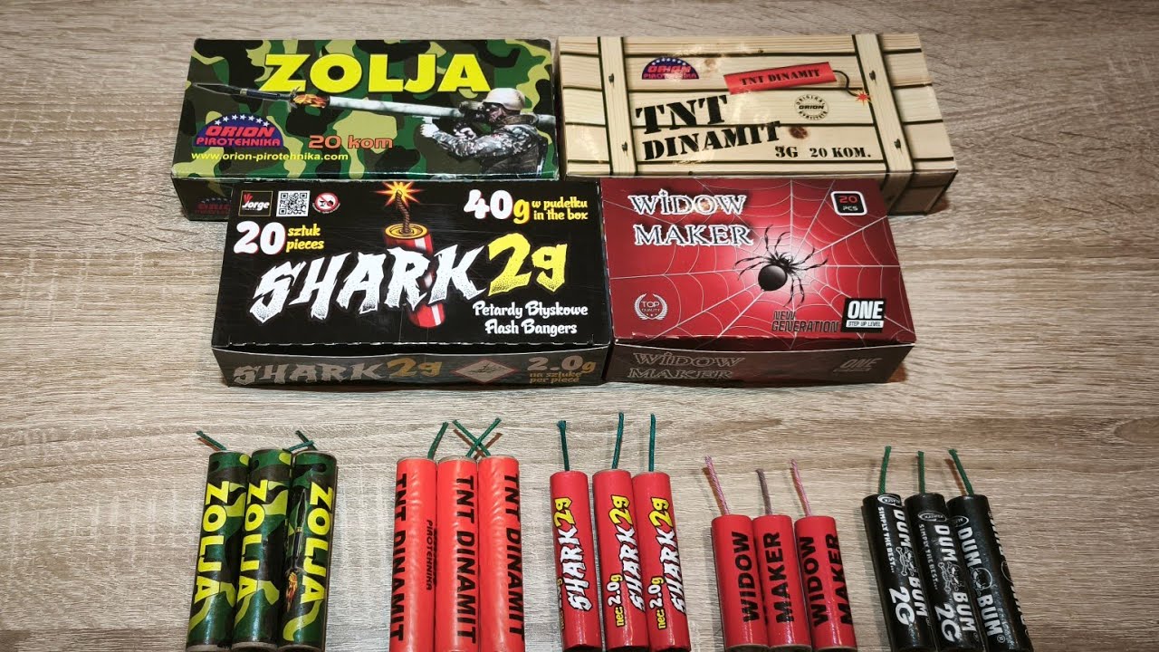 🔥Firecracker test 2025/26🔥                 Shark 2G, Dum Bum 2G,Widow Maker, Zolja & TNT Dinamit 