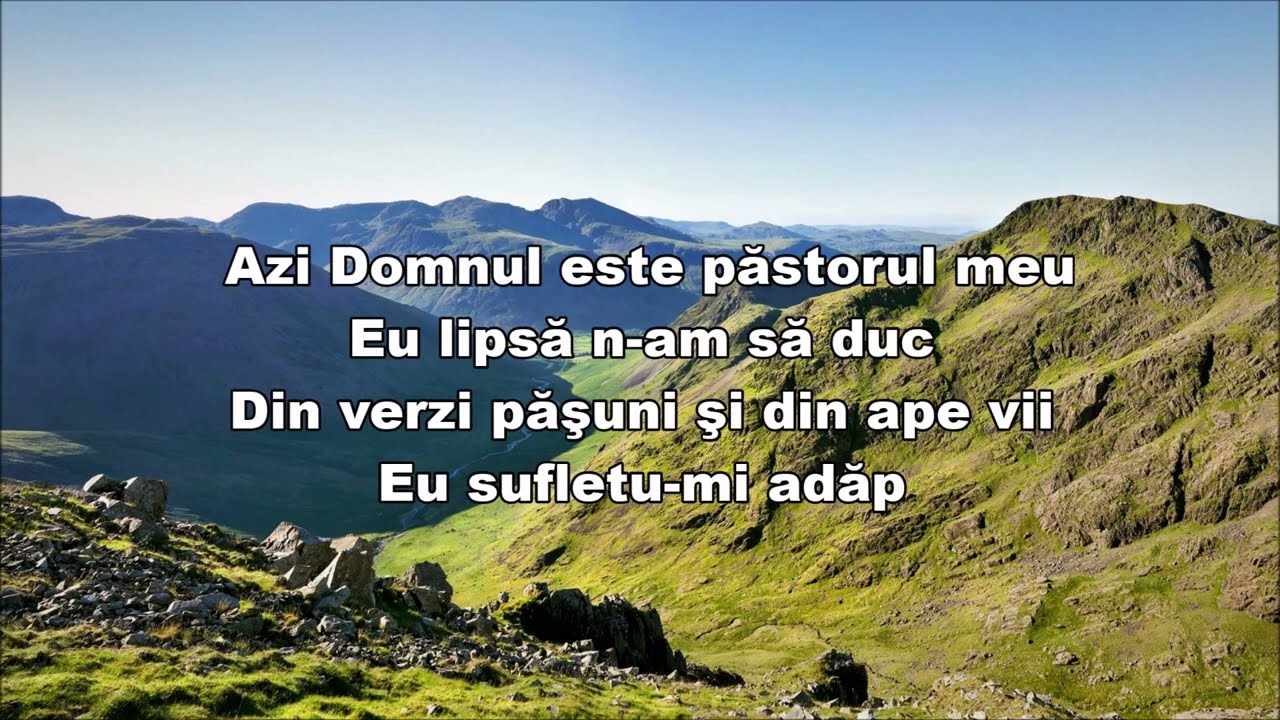 Azi Domnul este păstorul meu - Negativ creștin