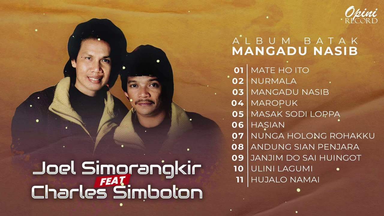 Album Batak Mangadu Nasib - Duet Charles Simbolon & Joel Simorangkir