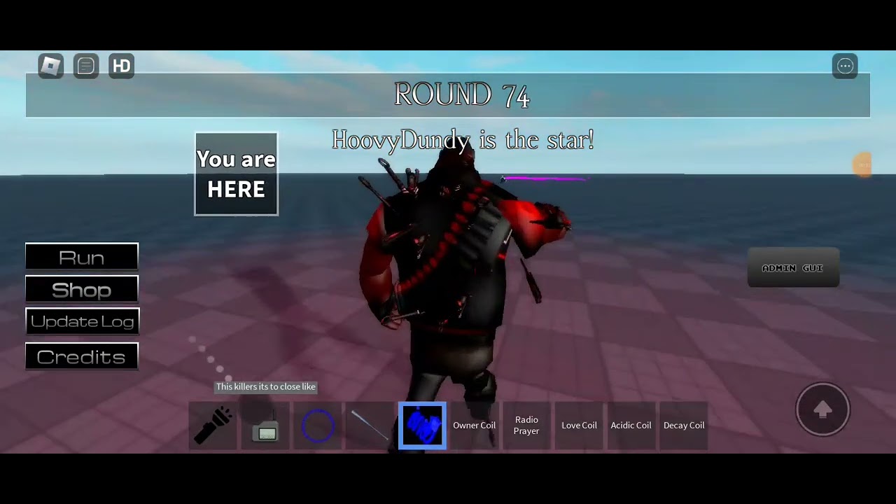 Roblox Midnight Survival : HoovyDundy is the star!