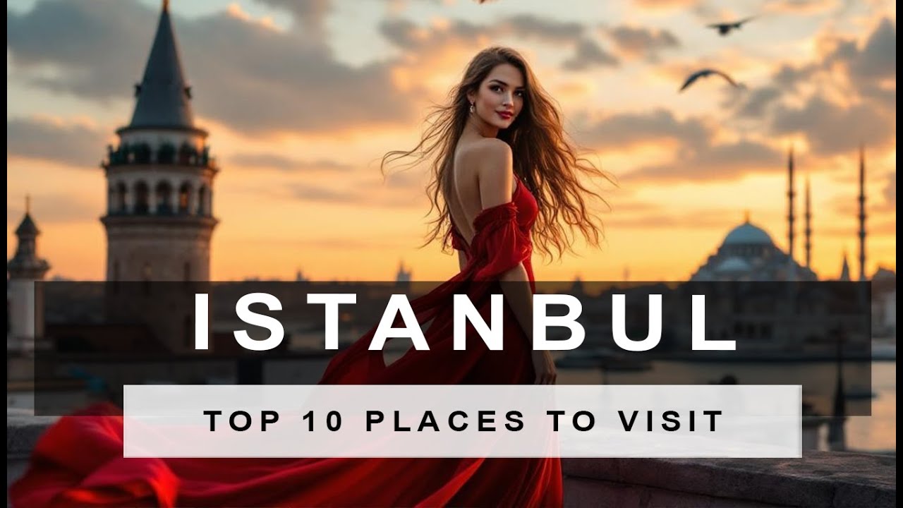 Istanbul - Top 10 places to visit in Turkey capital 4K