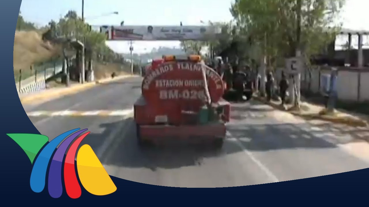 Realizan simulacro en avenida del Edomex