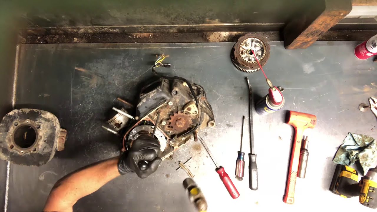 1975 Kawasaki F9 350 Big Horn Vintage (2 of 3) Engine Motor Rebuild Cylinder Clutch Flywheel Stator