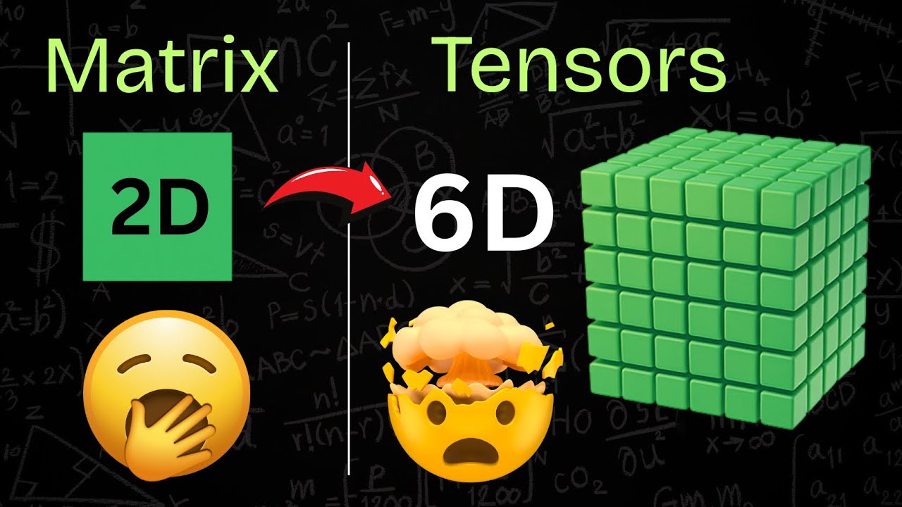 Everything around YOU is just Tensors!
