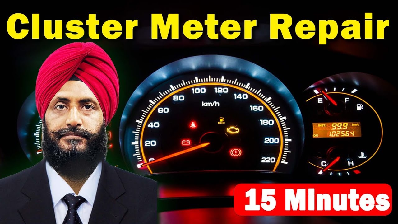 Car Cluster Meter Repair in 15 Minutes | Speedometer, Fuel Gauge & Warning Light Fix #CarMeterRepair