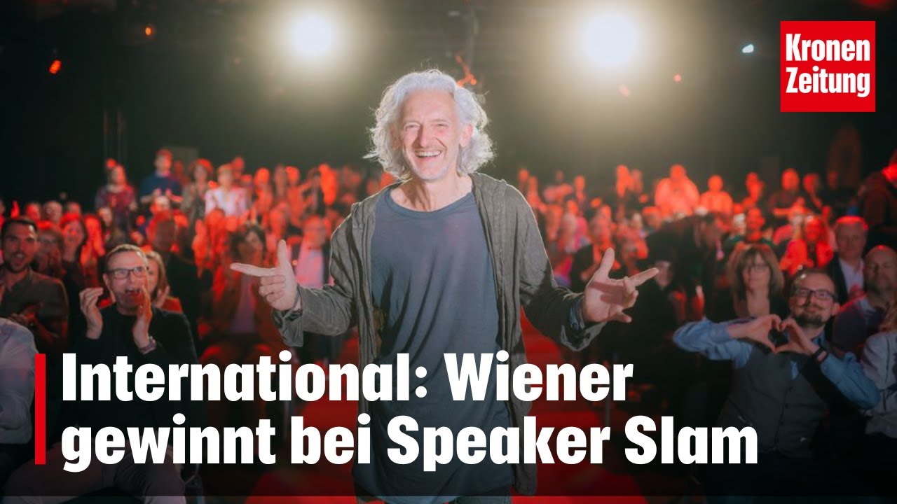 Excellence Award: Wiener gewinnt bei internationalem Speaker Slam | krone.tv NEWS