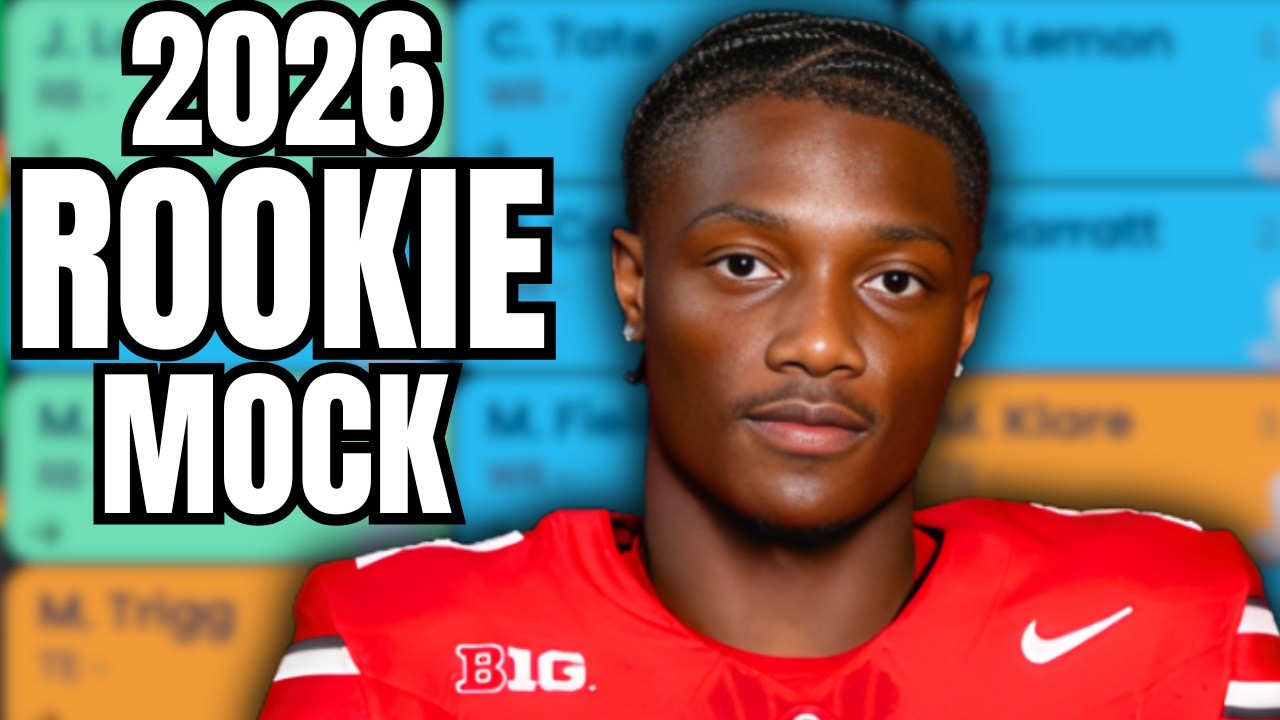 2026 Dynasty Rookie Mock Draft | Biggest Pre Combine Risers (Superflex)