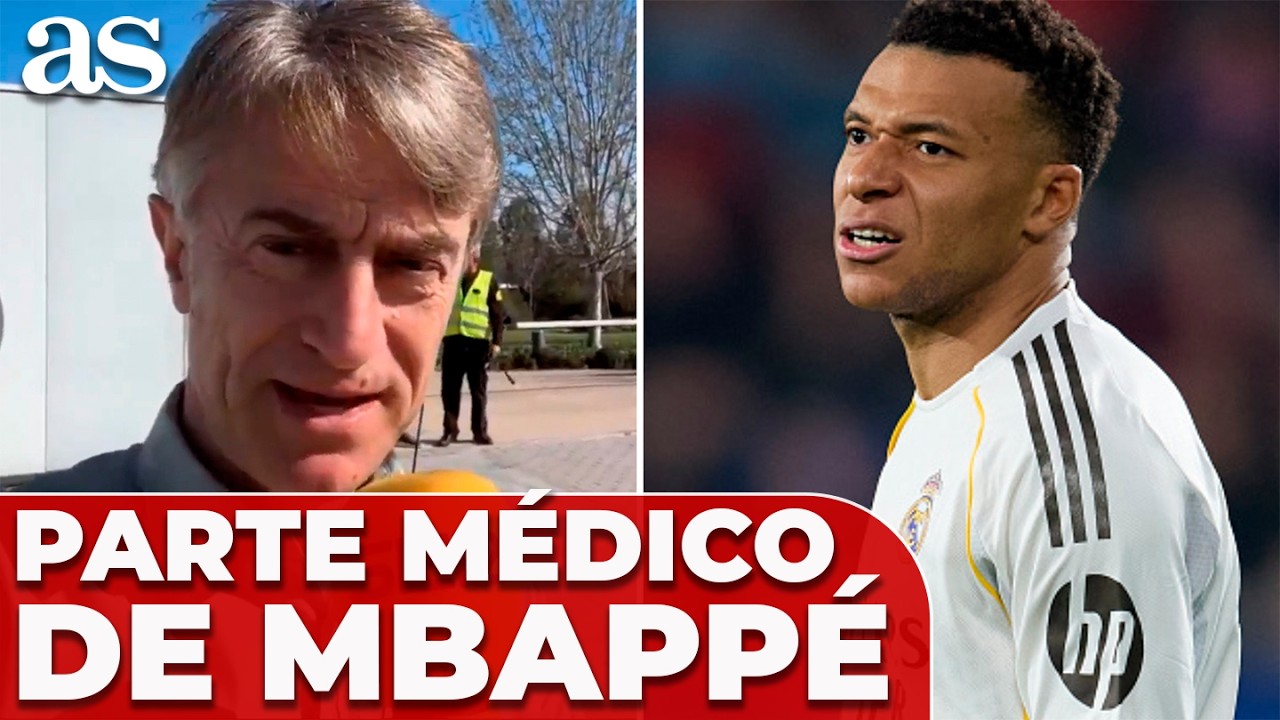 ÚLTIMA HORA REAL MADRID: MBAPPÉ estará TRES SEMANAS de baja